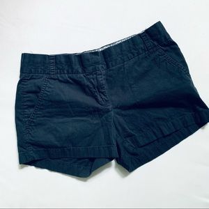 J Crew Factory Black Chino Broken In Shorts Size 2 Summer Spring